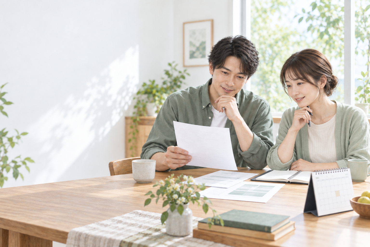 これからの暮らしを相談する20〜30代の男女